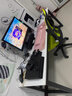 福红龙【现货秒发】电脑桌台式家用现代简约写字桌办公学习简易书桌 暖白色+黑架 长140*宽70*高73 实拍图