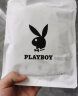 花花公子（PLAYBOY）男士内裤男纯色棉平角裤抗菌四角裤中腰纯色弹力宽松4条装 全黑4条80S高支棉组合装208 XXL（建议140-150斤） 晒单实拍图