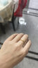 周六福（ZLF）    黄金戒指女款硬金三生三世足金素圈指环 定价单个 光面12号 晒单实拍图