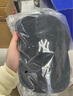 MLB男女情侣帽子 时尚小标软顶鸭舌帽CP77系列棒球帽运动休闲遮阳帽 纽约洋基队/黑色 F 实拍图