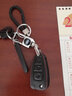 绅创适用福特钥匙套蒙迪欧福睿斯福克斯锐际锐界领界翼虎探险者车扣壳 【头层牛皮】G款-红线-插入启动 实拍图