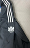三叶草（Adidas）经典款 黑白 侧边三条纹 立领长袖 梭织 风衣 夹克 外套 男女 GN3535/JM2716 XS 实拍图
