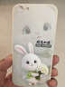 倍思力 适用苹果6手机壳iPhone6s新款直角边保护套防摔磨砂男女软壳 古董白-好运兔【单壳】 苹果6/6S-4.7寸 实拍图