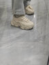 EXUELING女鞋秋季老爹鞋子女厚底2025新款网红休闲运动女鞋夏款学生跑步鞋 卡其 35 (225mm) 实拍图