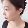 Lnieer925银玫瑰金耳扣耳圈女2026年新款耳钉高级感小众耳环养耳洞耳饰 【S925银】玫瑰金线条耳环 实拍图