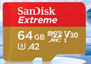 闪迪（SanDisk）64GB TF(MicroSD)内存卡 4K极速金卡A2 V30 U3行车记录仪 运动相机无人机 监控存储卡 读170MB/s 实拍图