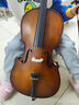 克莉丝蒂娜（Christina）大提琴儿童初学者专业级手工演奏级大学生成人乐器C04考级入门级 C04大提琴+琴包 1/4适合身高125cm左右 实拍图