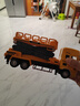 卡威（KIV）合金工程车模型玩具车男孩声光吊车玩具 合金升降台车【黄】 实拍图