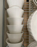 几物森林 碗陶瓷碗餐具套装碗碟盘套装简约浮雕米饭碗汤碗 4.5英寸6只装 晒单实拍图