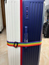 纯奢（CHEYSIR）五轮超大容量行李箱万向轮PC拉杆箱男女学生旅行箱密码箱包皮箱子 旗舰款-白配蓝·杯架+USB双充电口 36英寸 -抗菌内里【创新5轮-超大容量/搬家】 实拍图