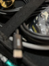 毕亚兹 Mini HDMI转HDMI连接线 4K30hz迷你HDMI高清线 平板电脑电视投影仪显示器连接线 10米黑 实拍图