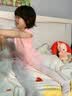 艾舞戈儿童舞蹈服夏季练功女童跳舞衣幼儿园宝宝连体芭蕾舞裙中国舞服装 芭蕾粉-短袖 120 码 高105-110cm重30-38斤 实拍图