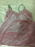 KJ法国KJ睡衣女性感吊带金丝绒睡裙睡袍三件套装冬季珊瑚绒家居服 粉色 XL  (123-135斤) 晒单实拍图