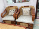 藤妃 真藤沙发 茶桌五件套 客厅沙发 藤家具 藤艺沙发组合 单人位沙发-THY 实拍图