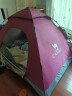 骆驼（CAMEL）户外帐篷野餐多人野外露营防雨黑胶防晒加厚公园帐篷双层全自动 【黑胶自动帐篷】流沙金 136BJ54018 均码 实拍图