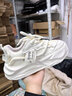 摩蓓 MOERBAI轻奢老爹鞋新款夏季网面潮百搭运动鞋透气厚底增高鞋子男士休闲鞋 白色 39 比运动鞋偏大一码 实拍图