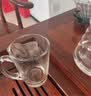 番易杯子#玻璃#公道杯A1van001~带过滤网不锈钢茶漏套装耐热茶海茶水 椭圆公道杯450ML 两个 实拍图