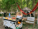 TANXIANZHE探险者户外露营推车桌板营地车野营小拖车野餐车可折叠桌板 实拍图