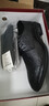 奥尔彼皮鞋男士鳄鱼纹英伦尖头内增高韩版潮流时尚百搭商务休闲正装皮鞋 黑色 41 实拍图