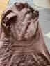 浪莎秋衣秋裤女莫代尔棉薄款舒适美体保暖内衣套装冬女士修身无缝打底衫 咖啡 M(155-165) 实拍图