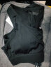 宾迪（BINDI）高强度防震聚拢运动内衣女一体式固定胸垫薄款美背前拉链运动文胸 黑色 XL(130斤-150斤) 实拍图