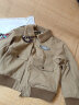 VIP飞行潮牌冬季仿羊羔绒工装外套男飞行员夹克加厚加绒棉衣大码宽松冬装棉服 卡其色 XL 实拍图