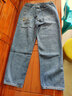 浪莎高腰牛仔裤女宽松女装春季阔腿显瘦遮肉萝卜哈伦老爹裤 实拍图