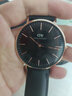 丹尼尔惠灵顿（DanielWellington） DW手表男 魅黑时尚男士手表简约石英欧美腕表 新年礼物送女友 40MM DW00100127 实拍图