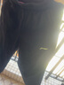 李宁（LI-NING）加绒运动裤子男秋冬季保暖防静电卫裤宽松束脚黑色休闲运动长裤 黑色【加绒/束脚-防静电】 M 实拍图