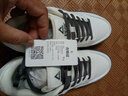匹克板鞋男鞋冬季空军一号小白鞋薄底德训鞋子男轻便休闲女鞋运动鞋男 【男款】帆布白色/暗灰 41 实拍图
