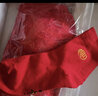 南极人红色本命年内衣女小胸聚拢文胸无钢圈大红结婚胸罩套装马年礼盒装 无痕果冻胶条 XL /36AB 实拍图
