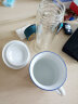拜杰（Baijie）陶瓷杯马克杯茶缸子仿搪瓷杯子茶杯复古茶缸杯子400ML 晒单实拍图