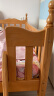 爵乐邦 榉木拼接床儿童床实木带护栏小床加宽床边婴儿床拼接大床 三面护栏+尾梯（木蜡油） 150*70*40 实拍图