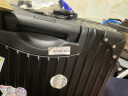 NAUTICA铝框行李箱男万向轮黑色拉杆箱商务大容量旅行箱女24英寸密码箱 晒单实拍图