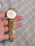 女士精钢手表链 适配阿玛尼AR1926 1925 1909 1681钢带满天星摩天轮手表带配件 金色 14mm 实拍图