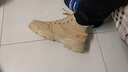 者顿男鞋劳保鞋冬季加绒保暖棉鞋牛津工装马丁靴功能鞋电焊工作鞋子男 RF-MD03-1加绒卡其色 41 实拍图