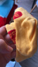 贝瑞加（Babyprints）婴儿袜子新生儿满月百日袜男女宝宝大红色袜子 2双福字款 XS 晒单实拍图