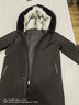 汉帝泊尔海宁派克服男士皮草中长款可拆卸十字裘皮内胆皮毛一体厚外套潮牌 黑色（十字裘皮）蓝狐领 M /170 实拍图