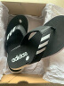 adidas COMFORT FLIP拖鞋人字拖男女夏季阿迪达斯轻运动EG2069 黑色/白色 46(285mm) 实拍图