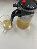 天喜（TIANXI）玻璃茶壶泡茶壶飘逸杯茶具套装大容量茶水分离水杯泡茶杯过滤茶壶 500ml+4小茶杯 实拍图