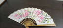 中宣堂（zhongxuantang） 扇子古风 折扇空白宣纸扇面扇子定制竹 苏扇可拆卸毛笔书法国画 【热卖】苏工玉竹10寸33CM配扇盒+扇袋 实拍图