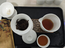 不拙白瓷茶具套装整套功夫茶具茶杯茶盘家庭用香雪10头古窗泡茶套装 实拍图