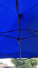 意柏朗（YIBOL）遮阳棚雨棚户外遮阳伞大伞摆摊四脚伞帐篷简易伸缩折叠四角停车棚 【2X2】黑架经典加固(蓝色) 晒单实拍图
