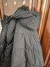 雅鹿官方极寒羽绒服女士长款2025冬季新款时尚加厚纯色连帽保暖外套 黑色 S 实拍图