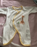 贝瑞加（Babyprints）婴儿衣服新年宝宝满月服新生儿红色连体衣纯棉新年礼物 祥云52 实拍图