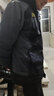 VACK秋冬棉衣男士加绒棉服冬季外套冬天衣服棉袄冬装中老年人爸爸男装 黑色(加绒) XL (推荐体重110-130斤) 实拍图
