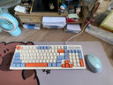 蝰蛇KM800机械手感游戏电竞键盘鼠标套装有线USB发光台式电脑笔记本家用办公LOL防水客制化 游戏键盘【极地蓝】 实拍图