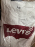 Levi's李维斯2024春夏女士短袖T恤纯色百搭简约字母logo潮流休闲 白色 L 实拍图