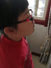 帕斯贝奇儿童硅胶眼镜框男女小学生超轻近视眼镜架有度数配远视散光防蓝光 中码16835红色（适合7-10岁） 单镜架 实拍图