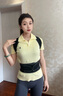 iSegfly驼背矫正器背部开肩矫姿带成人男女脊柱侧弯高低肩矫正直背 黑色(龙骨支撑 固定矫正) S（80-105斤） 实拍图